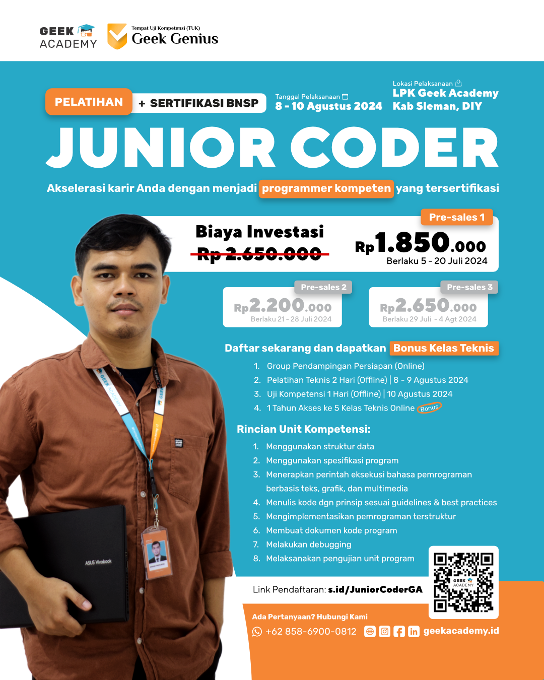 Pelatihan dan Sertifikasi Junior Coder 